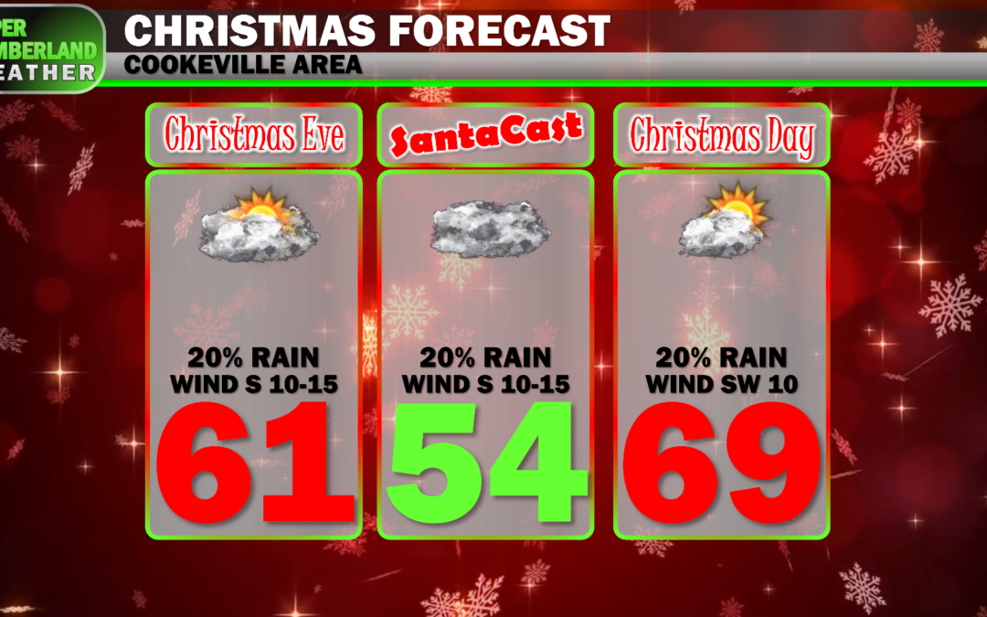 If you like Easter weather, then this Christmas forecast is for you!