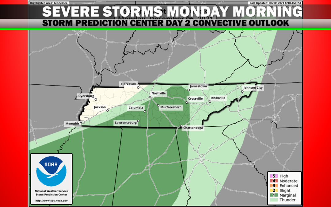 Strong, possibly severe storms likely to impact Monday morning commute; turning colder